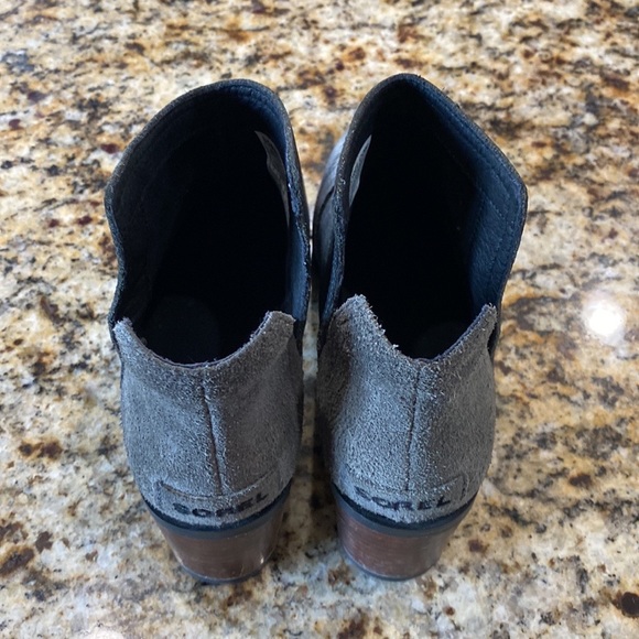 Sorel Cate Cutout Suede & Pebbled Leather Booties - Picture 8 of 8